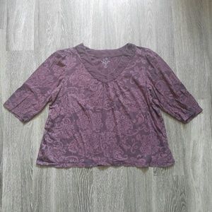 5/$20 Sonoma Purple Blouse